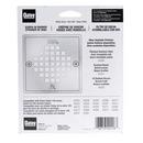 Oatey&reg; Matte Black 4-13/50 in. Stainless Screw-In Steel Strainer 