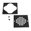 Oatey&reg; Matte Black 4-13/50 in. Stainless Screw-In Steel Strainer 