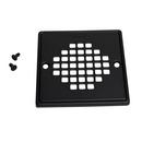 Oatey&reg; Matte Black 4-13/50 in. Stainless Screw-In Steel Strainer 