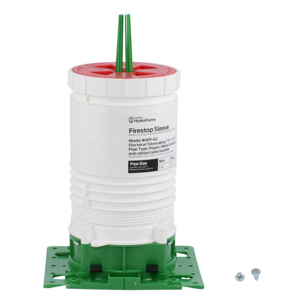 ELEC FIRE ST TELE DECK SLEEVE 1-1/4 - 2 PLAS OR MTL COND OR CBL 7-1/2 - 11-3/4 TALL 