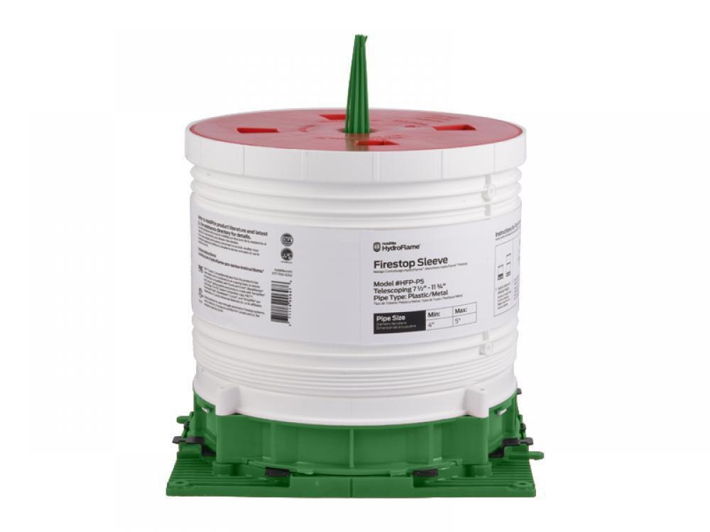 HoldRite&trade; Grey Rubber, Polypropylene and Thermoplastic Firestop Sleeve 