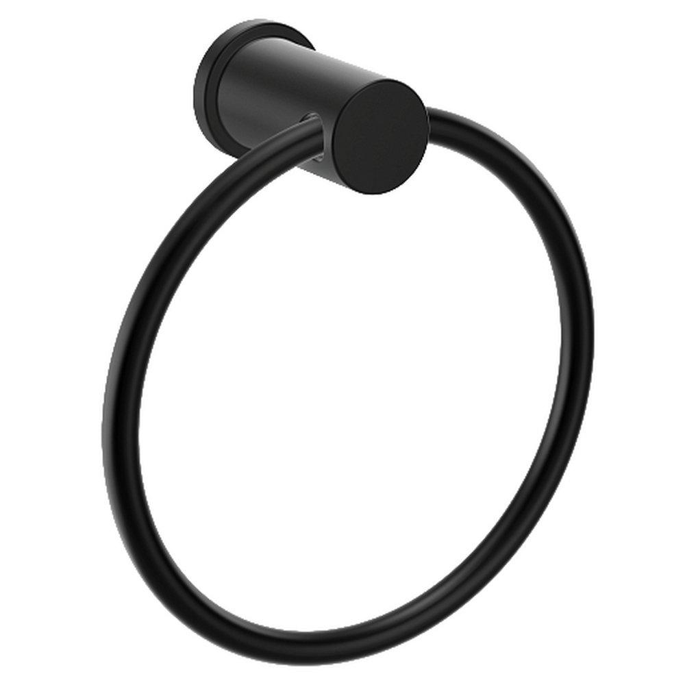 Moen Matte Black Towel Ring 