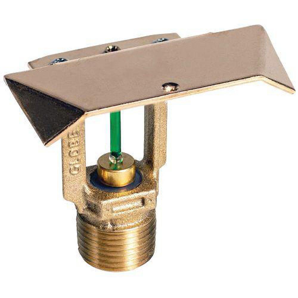 Victaulic Plain Brass 1/2 in. 200F 5.6K Upright Quick Response Sprinkler Head 