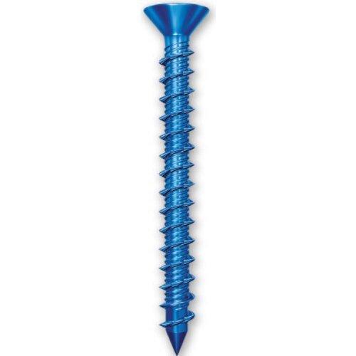 REDHEAD Blue 3/16 in. Climaseal&trade; Flathead and Phillips Concrete Anchor (Pack of 25) 