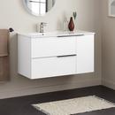 39-7/8 in. Wall Mount Vanity in Glossy White