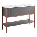 Signature Hardware Muted Grey Consoles Bathroom Sink 