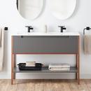 Signature Hardware Muted Grey Consoles Bathroom Sink 