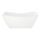 71 x 31-3/4 in. Freestanding Bathtub with Center Drain in White 