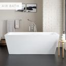 70-3/4 x 31-1/2 in. Freestanding Bathtub with Center Drain in White