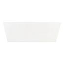 70-3/4 x 31-1/2 in. Freestanding Bathtub with Center Drain in White 