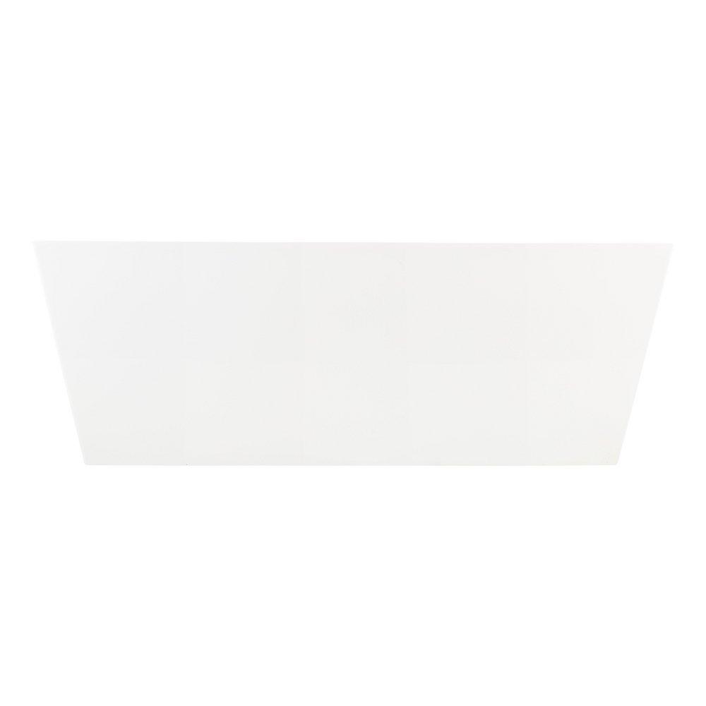 70-3/4 x 31-1/2 in. Freestanding Bathtub with Center Drain in White 