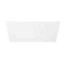 59 x 31-1/2 in. Freestanding Bathtub with Center Drain in White 