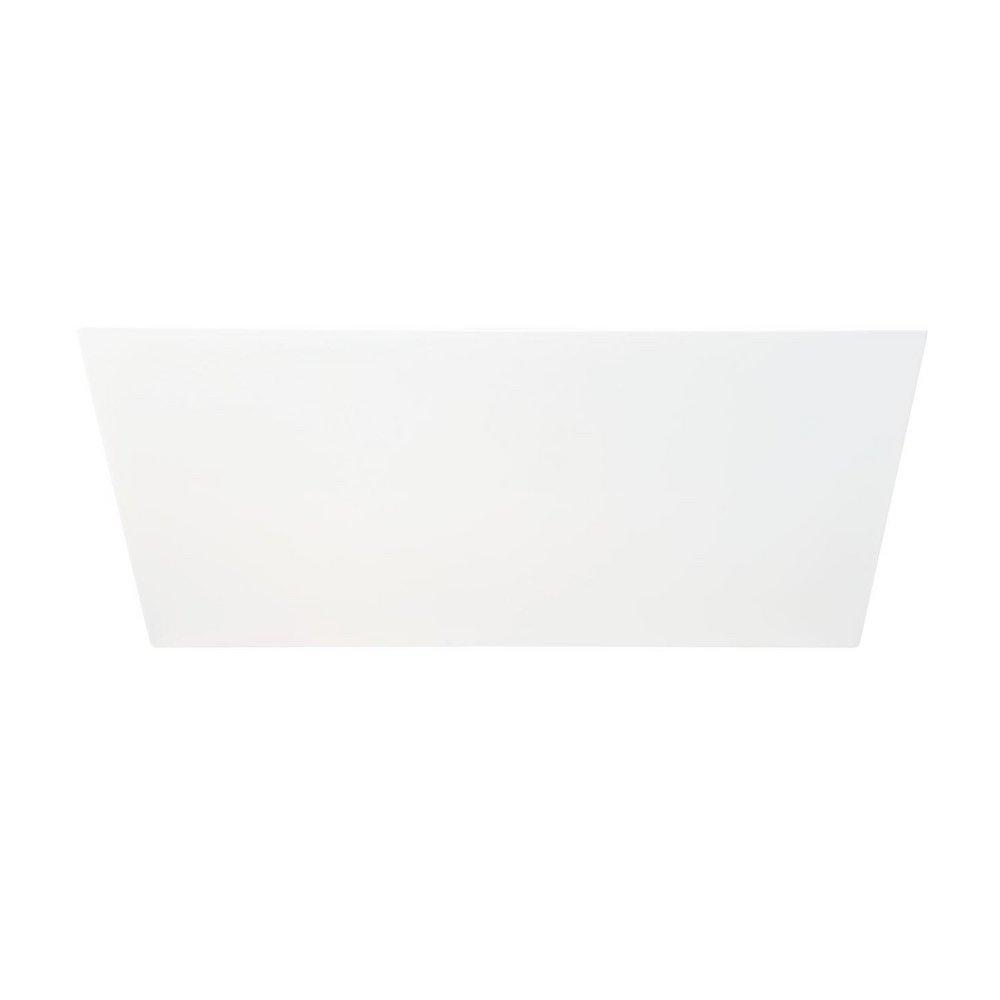 59 x 31-1/2 in. Freestanding Bathtub with Center Drain in White 