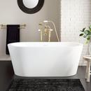 70 x 31-3/4 in. Freestanding Bathtub with Center Drain in White