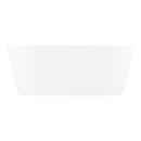 70 x 31-3/4 in. Freestanding Bathtub with Center Drain in White 