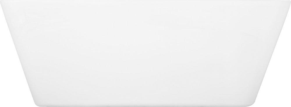 53-1/4 x 25-1/4 in. Freestanding Bathtub with Center Drain in White 