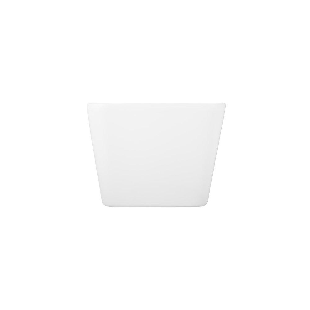 53-1/4 x 25-1/4 in. Freestanding Bathtub with Center Drain in White 