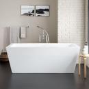 70-3/4  x 31-1/2 in. Freestanding Bathtub with Center Drain in White