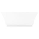 67 x 32 in. Freestanding Bathtub with Center Drain in White 