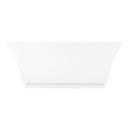 67 x 32 in. Freestanding Bathtub with Center Drain in White 