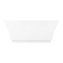 67 x 32 in. Freestanding Bathtub with Center Drain in White 