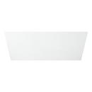 59 in. Freestanding Bathtub in White 