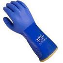SHOWA KV660 KEVLAR LINED ANSI CUT LEVEL 3 GLOVE BLUE PVC COATING ROUGH GRIP 72/CA 300-320MM LONG 12 INCH EXTRA LARGE XL 