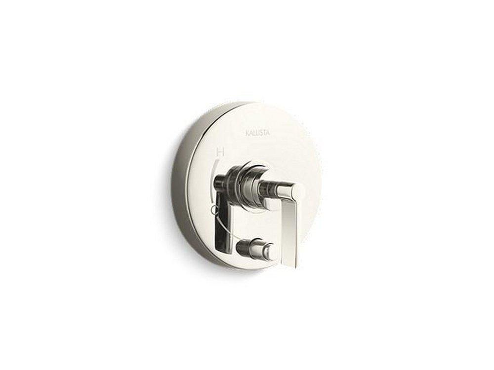 Kallista Polished Nickel Single Handle Bathtub & Shower Faucet (Trim Only) 