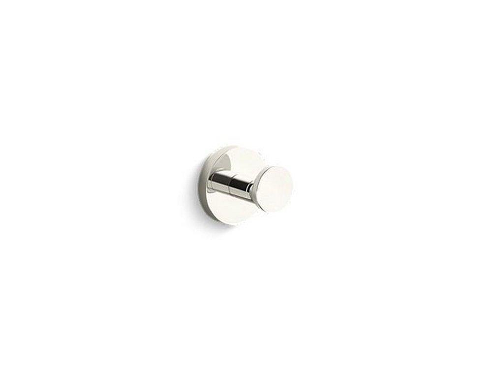 Kallista Polished Nickel 1-Hook Robe Hook 