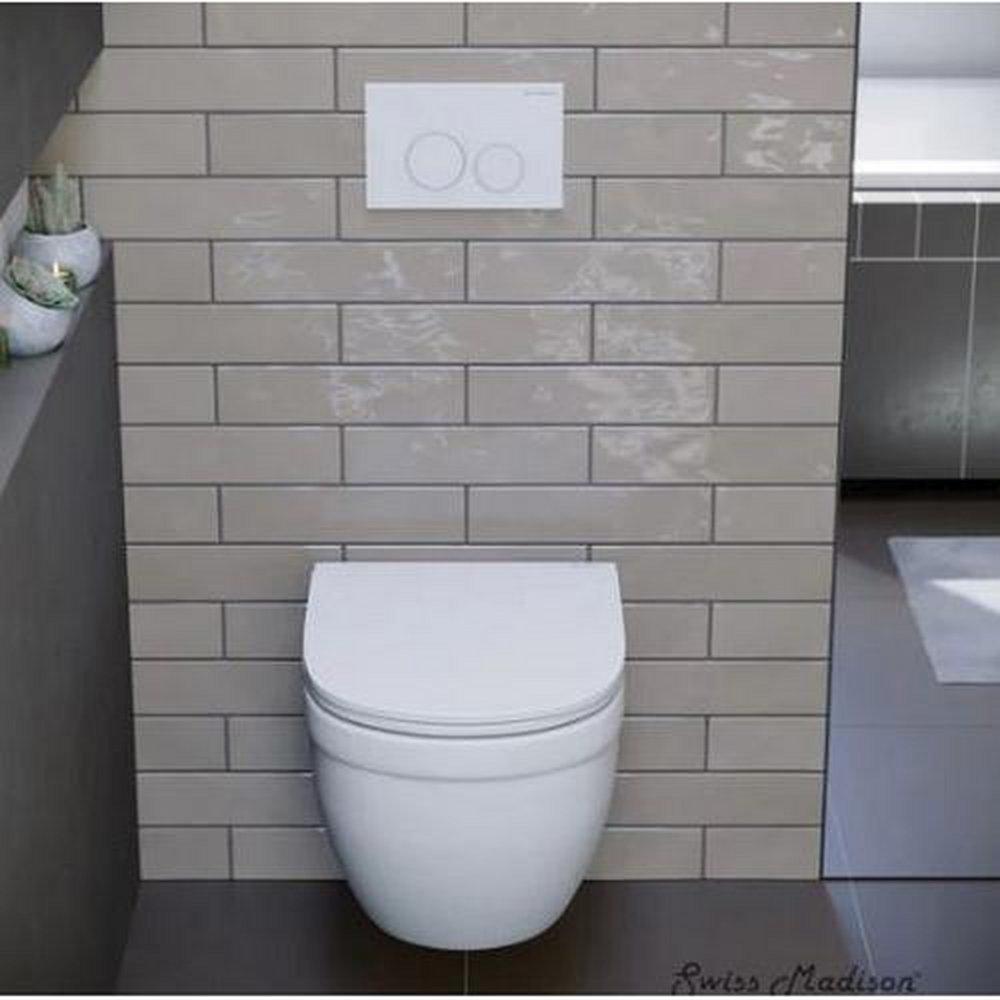 IVY WALL-HUNG ELONGATED TOILET BOWL IN MATTE WHITE 