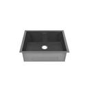Swiss Madison Black 21 x 18 in. No Hole Stainless Steel 1 Bowl Undermount Kitchen Sink 