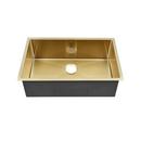 Swiss Madison Rose Gold 30 x 18 in. No Hole Stainless Steel 1 Bowl Undermount Kitchen Sink 