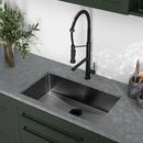 Swiss Madison Black 30 x 18 in. No Hole Stainless Steel 1 Bowl Undermount Kitchen Sink 