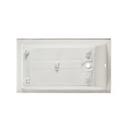 54 in. x 30 in. Alcove Bathtub with Right Drain 