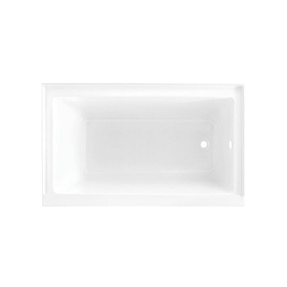 54 in. x 30 in. Alcove Bathtub with Right Drain 