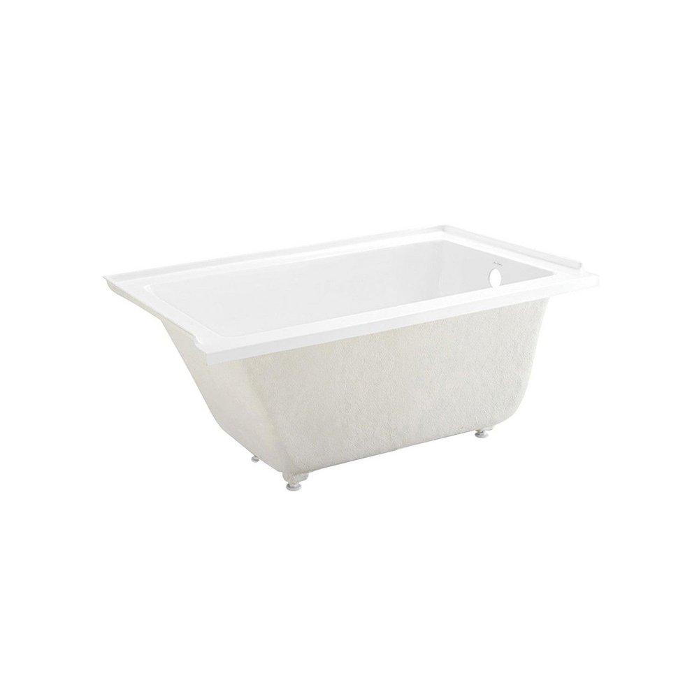 54 in. x 30 in. Alcove Bathtub with Right Drain 