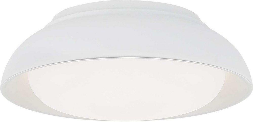 Minka Lavery White 12 in. LED Flush Mount Ceiling Fixture 