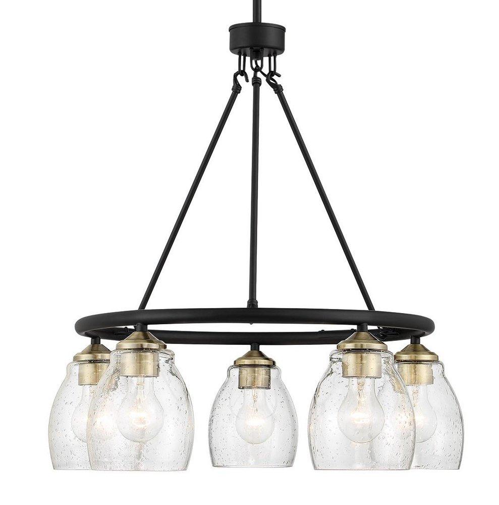 *CVR* WINSLEY 5 LIGHT CHANDELIER 