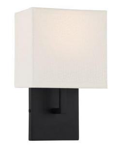 1-Light Wall Sconce in Coal