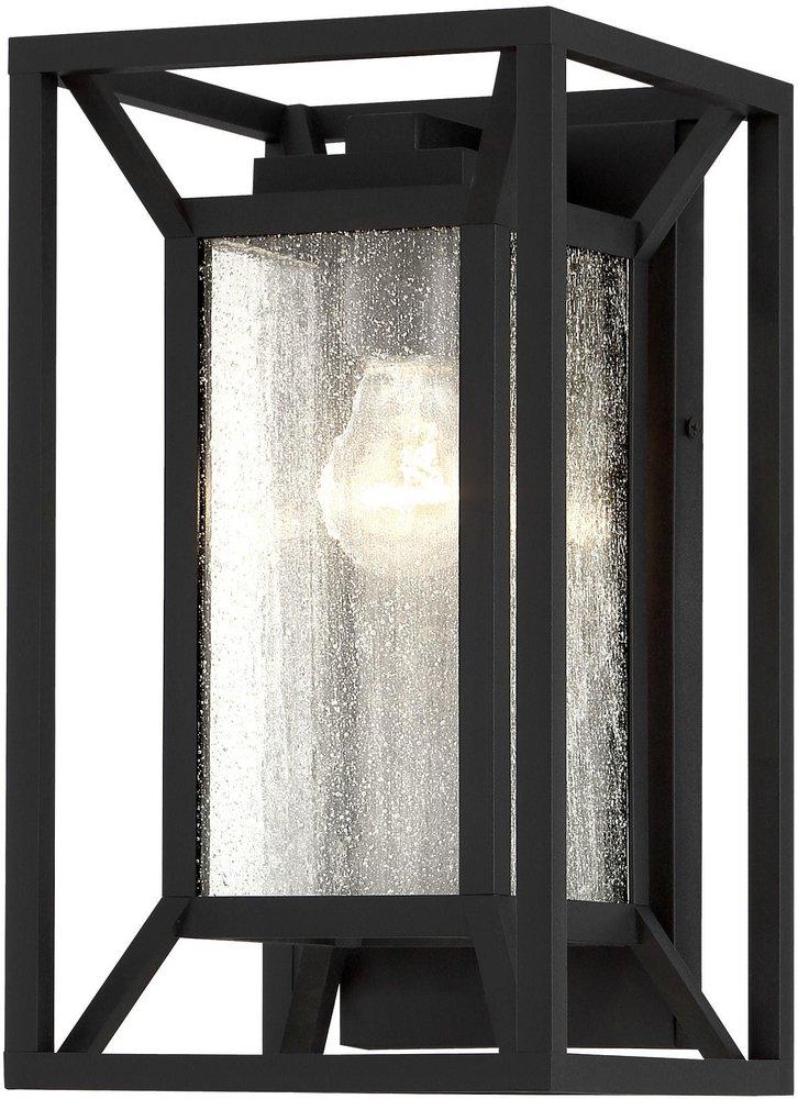1-Light Outdoor Wall Sconce in Sand Coal 