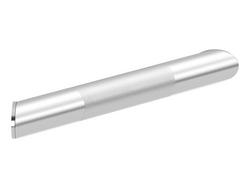 Corner Foot Rest in Peened Satin Stainless Steel