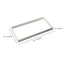 2X4 BACKLIT PANEL FRAME KIT SLIM VERSION WHITE FINISH 
