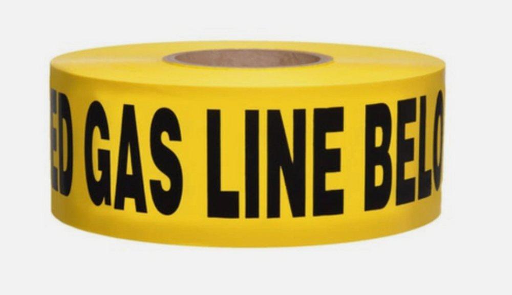 Presco Yellow 3 in. x 1000 ft. Marking Tape 