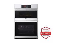 29-3/4 x 23-3/8 in. 4.7 cu.ft. 40A Flush Mount Double Oven in Stainless Steel