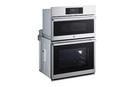 LG Stainless Steel 29-3/4 x 23-3/8 in. 4.7 cu.ft. 40A Flush Mount Double Oven 