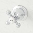 Signature Hardware Oil Rubbed Bronze Two Handle Wall Mount Widespread Bathroom Sink Faucet 