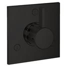 Single Handle Diverter or Volume Control Valve Trim in Matte Black
