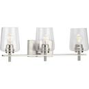 Progress Lighting Brushed Nickel 60W 3-Light Medium E-26 Vanity Fixture 