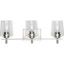 THREE LIGHT BRUSHED NICKEL TRADITIO 