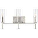 THREE LIGHT BRUSHED NICKEL TRADITIO 